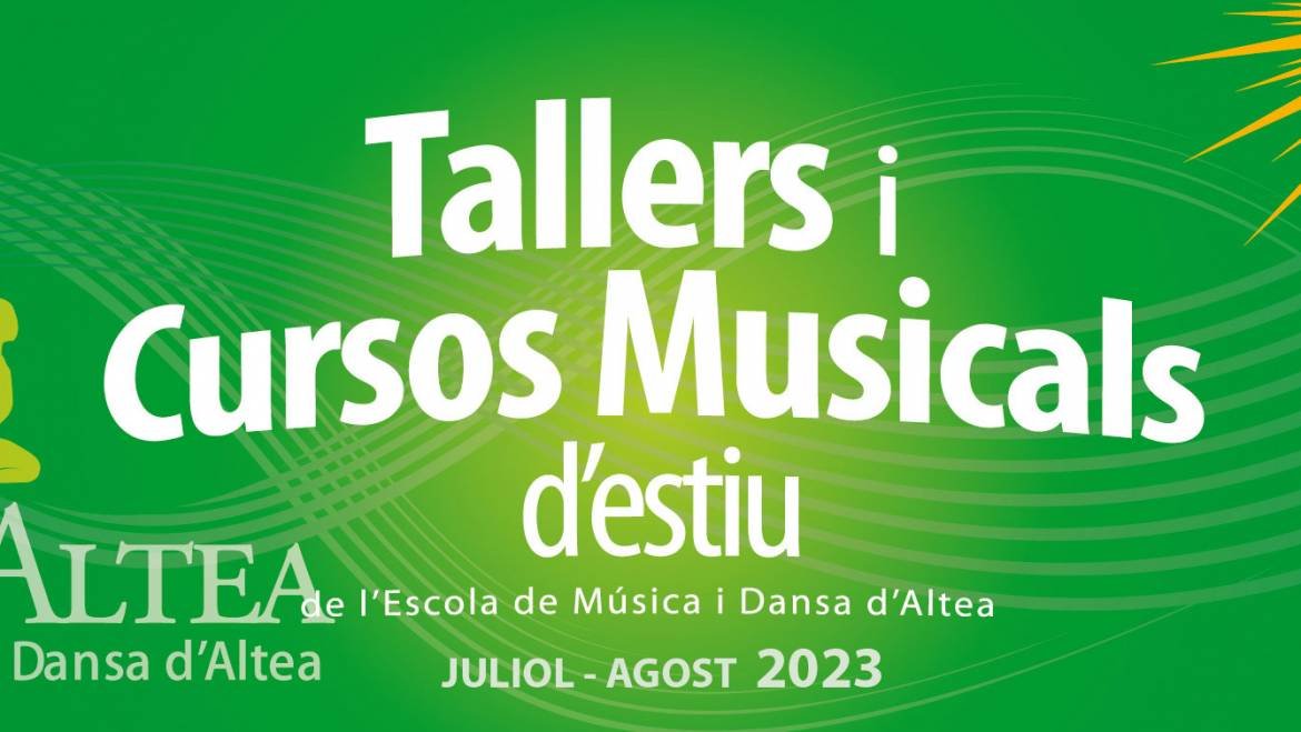 Tallers i cursos d’estiu 2023