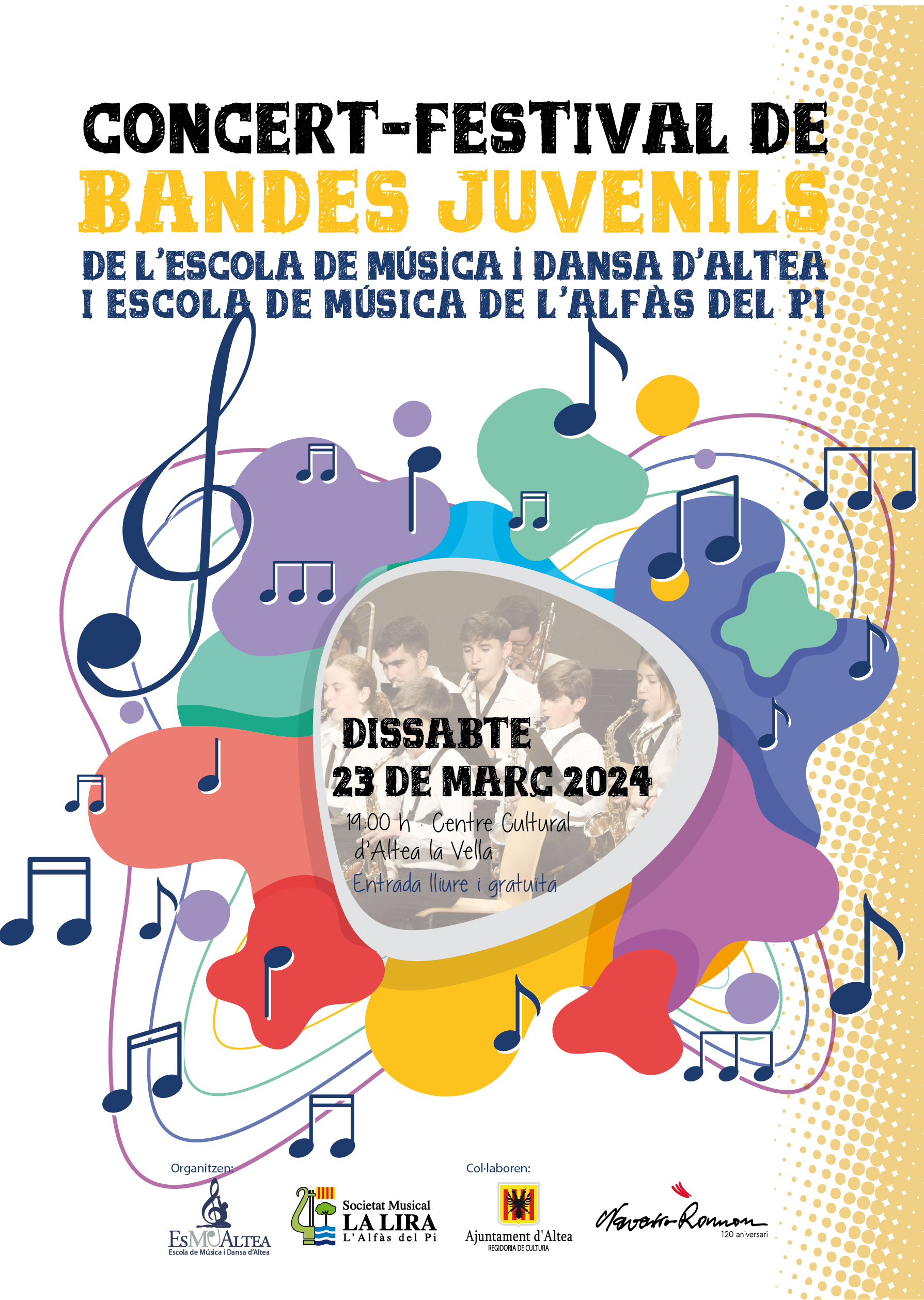 Concierto-Festival de Bandas Juveniles escuelas Altea y Alfaz del Pi
