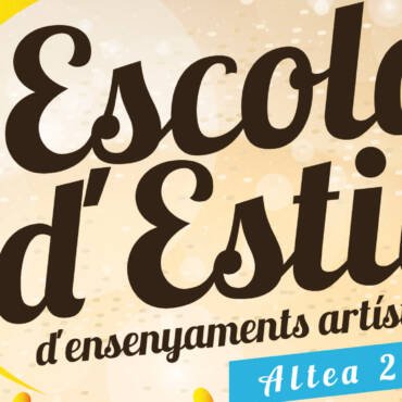Escola d’Estiu (Ens. Artístics) – 2-8 anys – Altea 2025