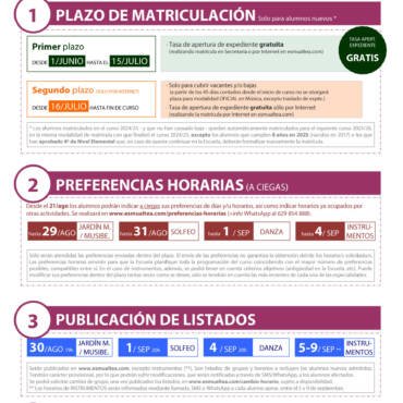 Calendari matriculació 2025-26