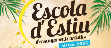 Escuela de Verano (Ens. Artísticas) – 2-8 años – Altea 2026